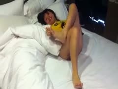 My small Asian girl teases me with her holes and feet 